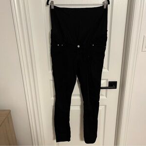 H&M Black Straight Leg Maternity Pants